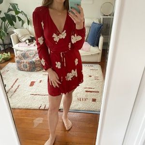 Reformation Cannes Wrap Dress